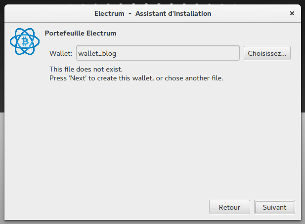 Electrum BTC Emplacement