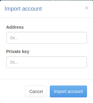 Importation de clés