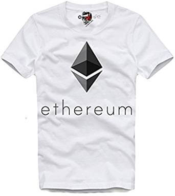 T-shirt Ethereum White